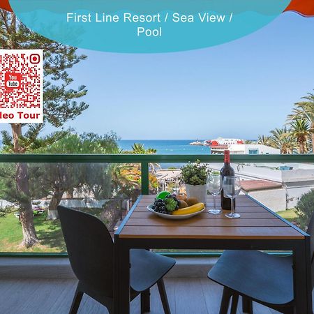 Go2Tenerife Apart'Dida Pool & First Line Of The Sea 로스크리스티아노스 외부 사진