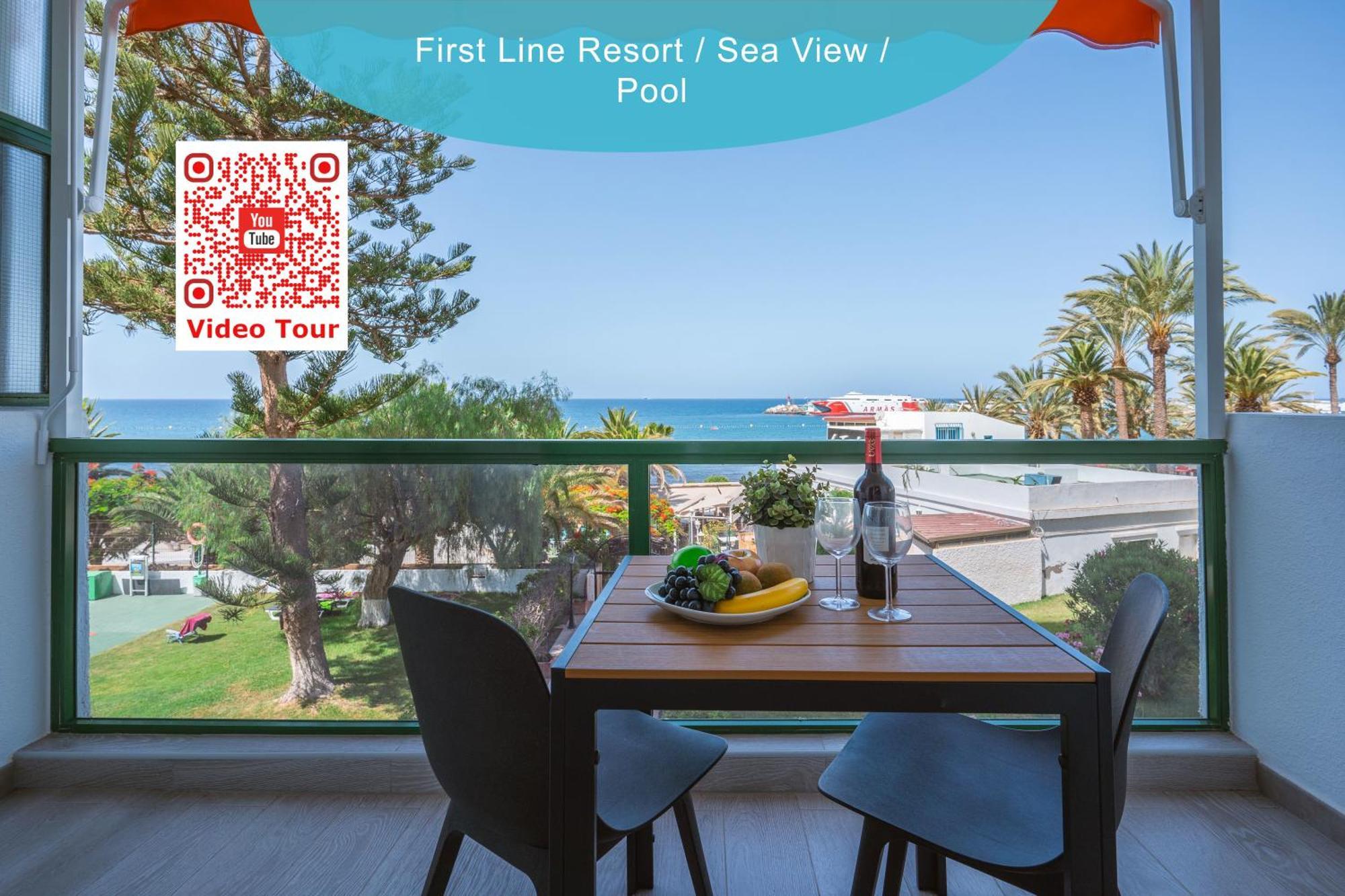 Go2Tenerife Apart'Dida Pool & First Line Of The Sea 로스크리스티아노스 외부 사진